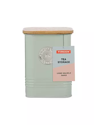 TYPHOON | Boîte de conservation pour thé SQUIRCLE 1,3 l vert pastel/bambou | 